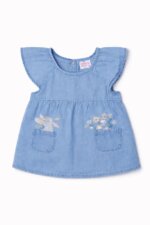 Ensemble Bébé Fille Pepco Jean & Legging Fleuri - Image 2