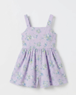 Robe Fille Fleurie avec Short Intégré – 2 Modèles - Image 3