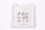 T-shirt Fille Imprimé Floral “Love Our World” Primark (7–15 Ans) - Image 2