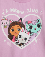 Ensemble Fille Disney Rose Chatons - Image 5