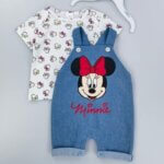 Ensemble bébé fille Minnie – Salopette + T-shirt - Image 5