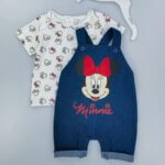 Ensemble bébé fille Minnie – Salopette + T-shirt - Image 6