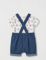 Ensemble bébé fille Minnie – Salopette + T-shirt - Image 4