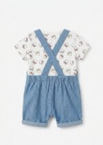 Ensemble bébé fille Minnie – Salopette + T-shirt - Image 3