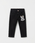 Jean fille noir – Motif Minnie
