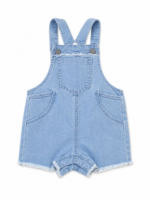 Salopette short fille en jean – Ackermans
