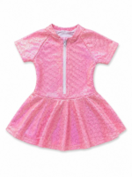 Maillot de bain fille avec jupe – 2 couleurs