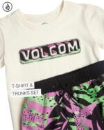 Ensemble Enfant Volcom – T-shirt & Short Tropical - Image 2