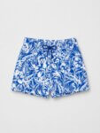 Short de Bain Zara Enfant – Imprimé Tropical Bleu