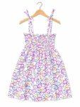 Robe Fille Fleurie à Bretelles – 4 Coloris (2 à 10 Ans)