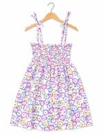 Robe Fille Fleurie à Bretelles – 4 Coloris (2 à 10 Ans)