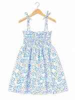 Robe Fille Fleurie à Bretelles – 4 Coloris (2 à 10 Ans) - Image 3