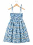 Robe Fille Fleurie à Bretelles – 4 Coloris (2 à 10 Ans)
