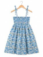 Robe Fille Fleurie à Bretelles – 4 Coloris (2 à 10 Ans)