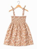 Robe Fille Fleurie à Bretelles – 4 Coloris (2 à 10 Ans) - Image 4