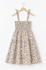 Robe Fille Fleurie à Bretelles – 3 Coloris (2 à 10 Ans) - Image 3