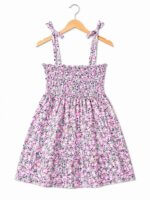Robe Fille Fleurie à Bretelles – 3 Coloris (2 à 10 Ans) - Image 4