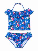 Maillot de Bain Fille 2 Pièces Anti-UV – 3 Coloris (8 à 14 Ans)
