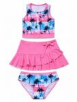 Maillot de Bain Fille – Collection Tropicale (3 Modèles)