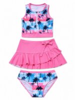 Maillot de Bain Fille – Collection Tropicale (3 Modèles)