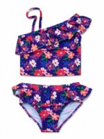 Maillot de Bain Fille 3 Pièces – Collection Été Colorée