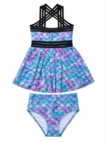 Maillot de Bain Fille 3 Pièces – Collection Été Fantaisie - Image 2