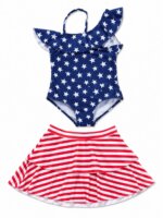 Maillot de Bain Fille 3 Pièces – Collection Été Fantaisie