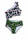 Maillot de Bain Fille SHEIN 2 Pièces Asymétrique