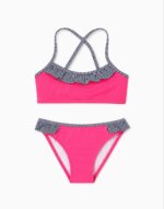 Maillot de Bain Fille Okaïdi – 2 Pièces Rose