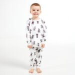 Pyjama 2 pièces  imprimé Mickey Mouse - Blanc / Écru