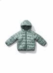 Doudoune matelassée à capuche bébé/enfant motif oursons (Vert Sauge / Camel)