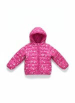 Doudoune matelassée à capuche pour bébé/enfant - Imprimé Floral Délicat - Image 3