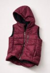 Doudoune sans manches matelassée enfant - Vert Sauge / Bordeaux