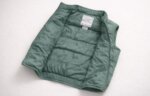 Doudoune sans manches matelassée enfant - Vert Sauge / Bordeaux - Image 5