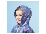 Veste imperméable à capuche pour bébé - Imprimé fleuri (Bleu, Rouge & Rose) - Image 2
