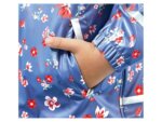 Veste imperméable à capuche pour bébé - Imprimé fleuri (Bleu, Rouge & Rose) - Image 6