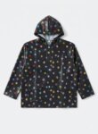 Ciré imperméable à capuche enfant - Imprimé Éclairs / Smileys Multicolores