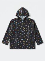 Ciré imperméable à capuche enfant - Imprimé Éclairs / Smileys Multicolores