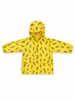 Ciré imperméable à capuche enfant - Imprimé Éclairs / Smileys Multicolores - Image 3