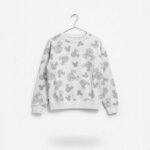 Sweat-shirt Mickey Mouse Disney - Imprimé Pailleté / Graphique Effet Spray - Image 2