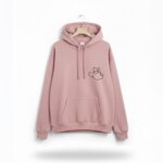 Sweat à capuche Disney - Rose Poudré avec Motif Minnie Mouse ou Bourriquet