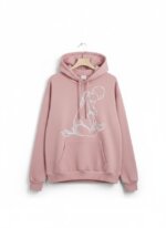 Sweat à capuche Disney - Rose Poudré avec Motif Minnie Mouse ou Bourriquet - Image 3