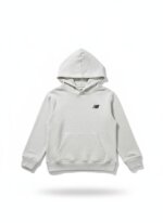 Sweat à capuche enfant New Balance - Gris / Blanc