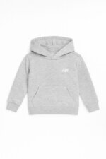 Sweat à capuche enfant New Balance - Gris / Blanc - Image 3