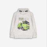 Sweat-shirt col croisé enfant - Imprimé Camion