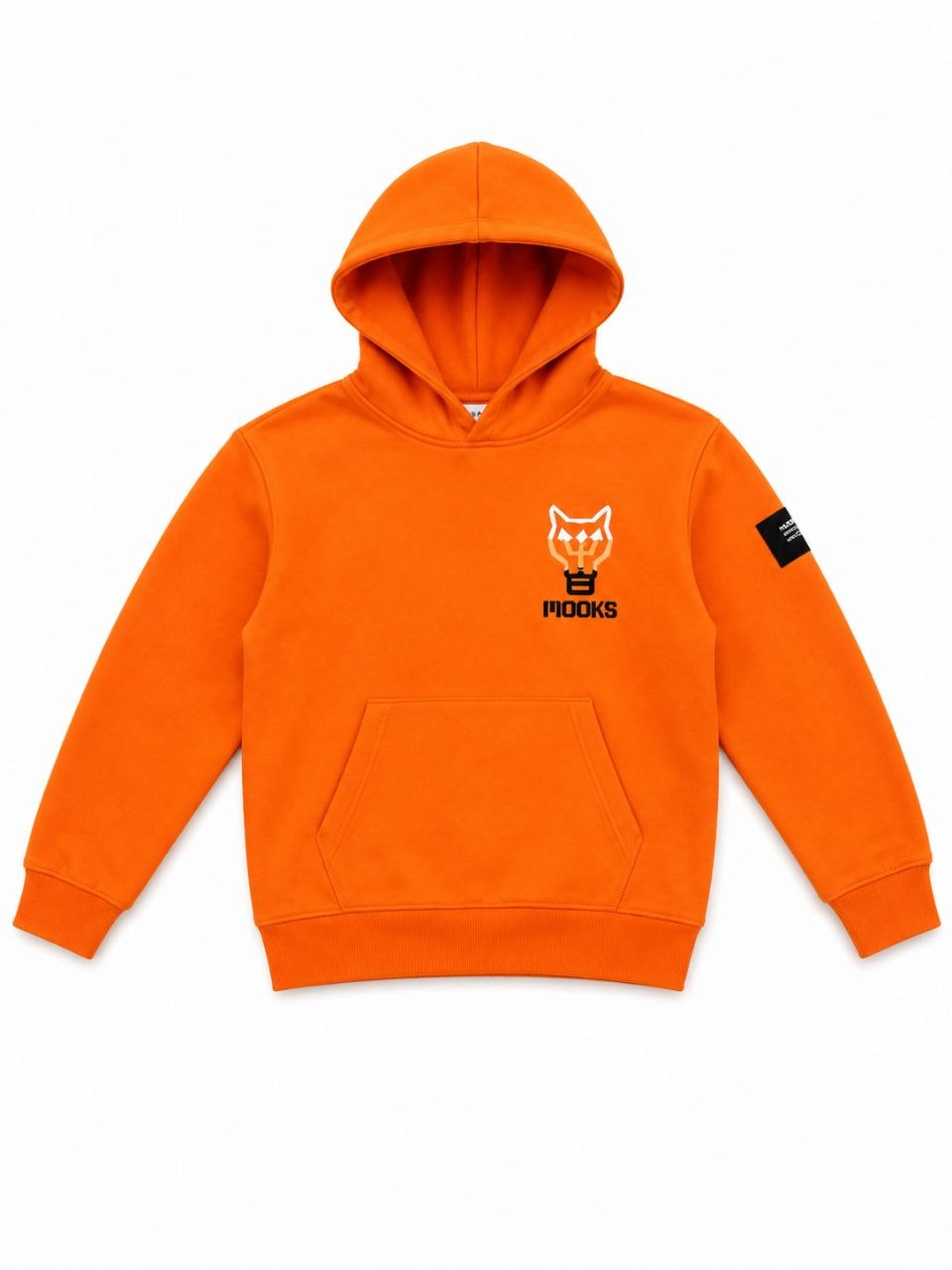IMAGE 2026-08-17 13:35:36 Sweat à capuche enfant Orange - Marque Mooks avec Poche Kangourou - Image 1