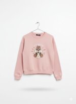 Sweat-shirt col rond femme