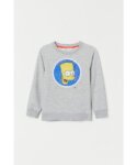 Sweat-shirt col rond enfant H&M - Les Simpson / Motif Bart Simpson