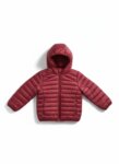 Doudoune Matelassée à Capuche Enfant - Veste Légère & Chaude (Bordeaux / Rouge Brique)