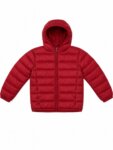 Doudoune Matelassée Ultra-Légère à Capuche Enfant - Veste Inter-Saison (Rouge)